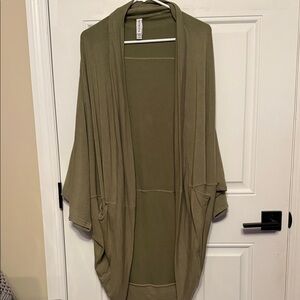 Athleta Sage Green Cocoon cardigan